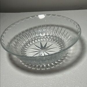 Vintage Elegant Lead Crystal Bowl